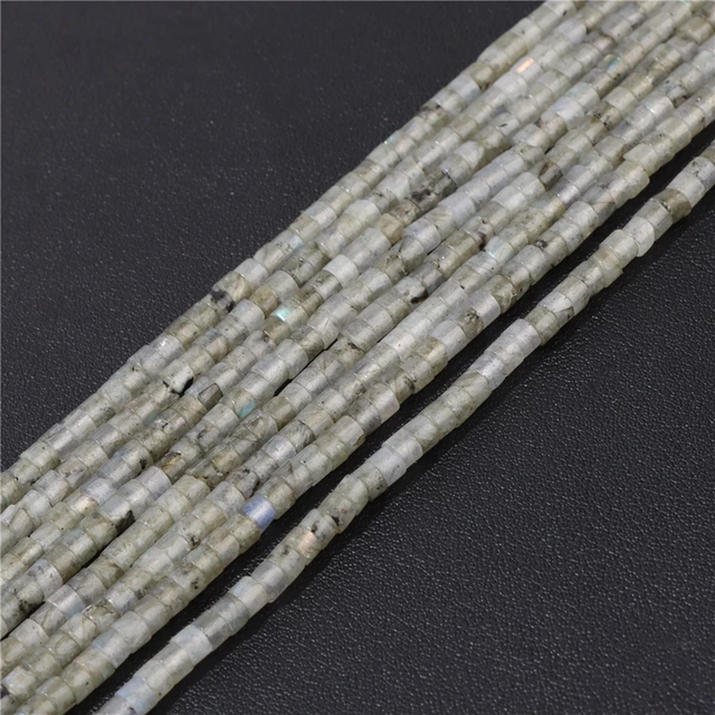 Thumbnail: Natural Stone Bead 2X3Mm Rondelle Flat Lapis Lazuli Jaspers Agate Loose Beads  