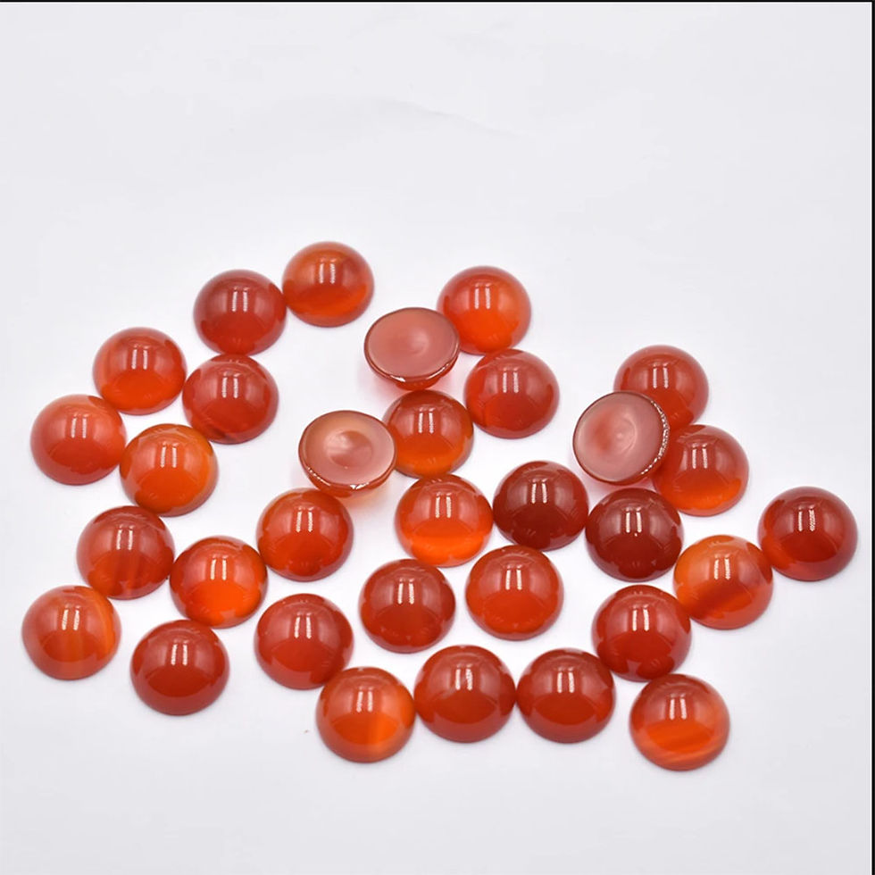 Miniaturbild: mixed round cobochon natural stone beads for jewelry 12mm wholesale 50pcs/lot 