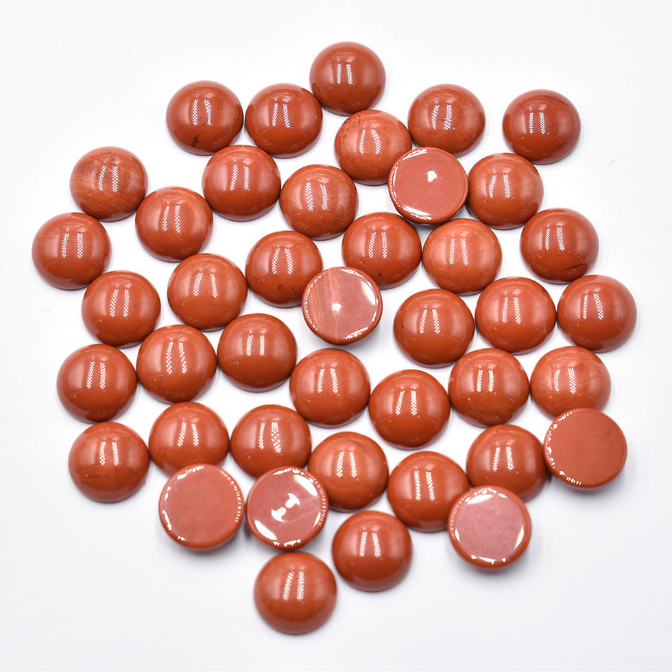 Miniaturbild: mixed round cobochon natural stone beads for jewelry 12mm wholesale 50pcs/lot 