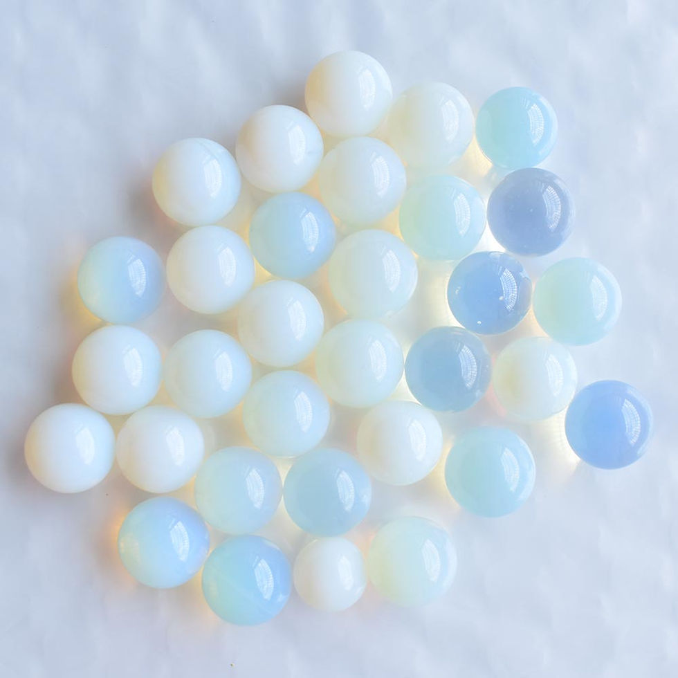 Miniaturbild: Natural stone round ball shape no hole bead jewelry 12mm wholesale 50pcs/lot 
