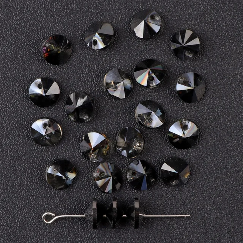 Miniaturbild: 30Pcs Austria Faceted Crystal Bead 4X6Mm UFO Shape Loose Glass Bead for Jewelry