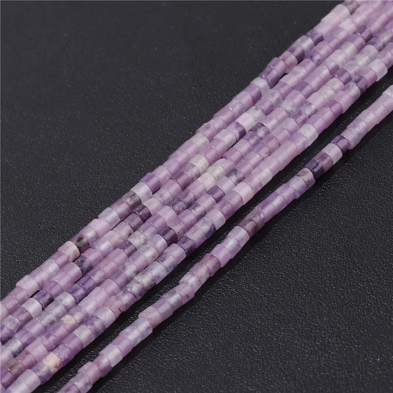 الصورة المصغرة: Natural Stone Bead 2X3Mm Rondelle Flat Lapis Lazuli Jaspers Agate Loose Beads  