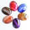 Miniatura: 6pcs/lot Wholesale 30x40mm natural mixed strip agate oval CABOCHON for jewelry 