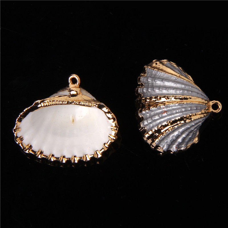 Miniatura: 38 Styles Natural Shell Charms Tiny Cowrie Sea Shells Pendant For Jewelry 5pcs