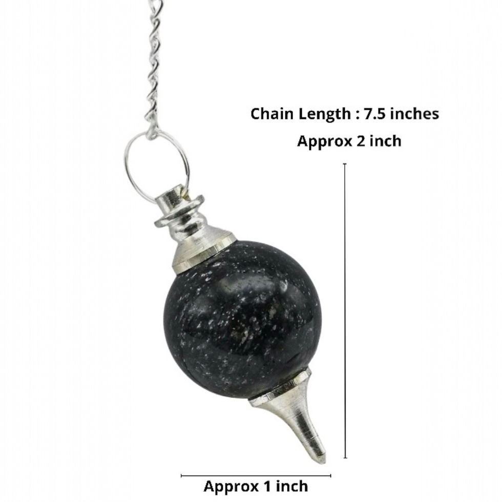 Miniatura: Blue Aventurine Pendulum Ball – Natural Gemstone Dowsing Pendulum for Divination