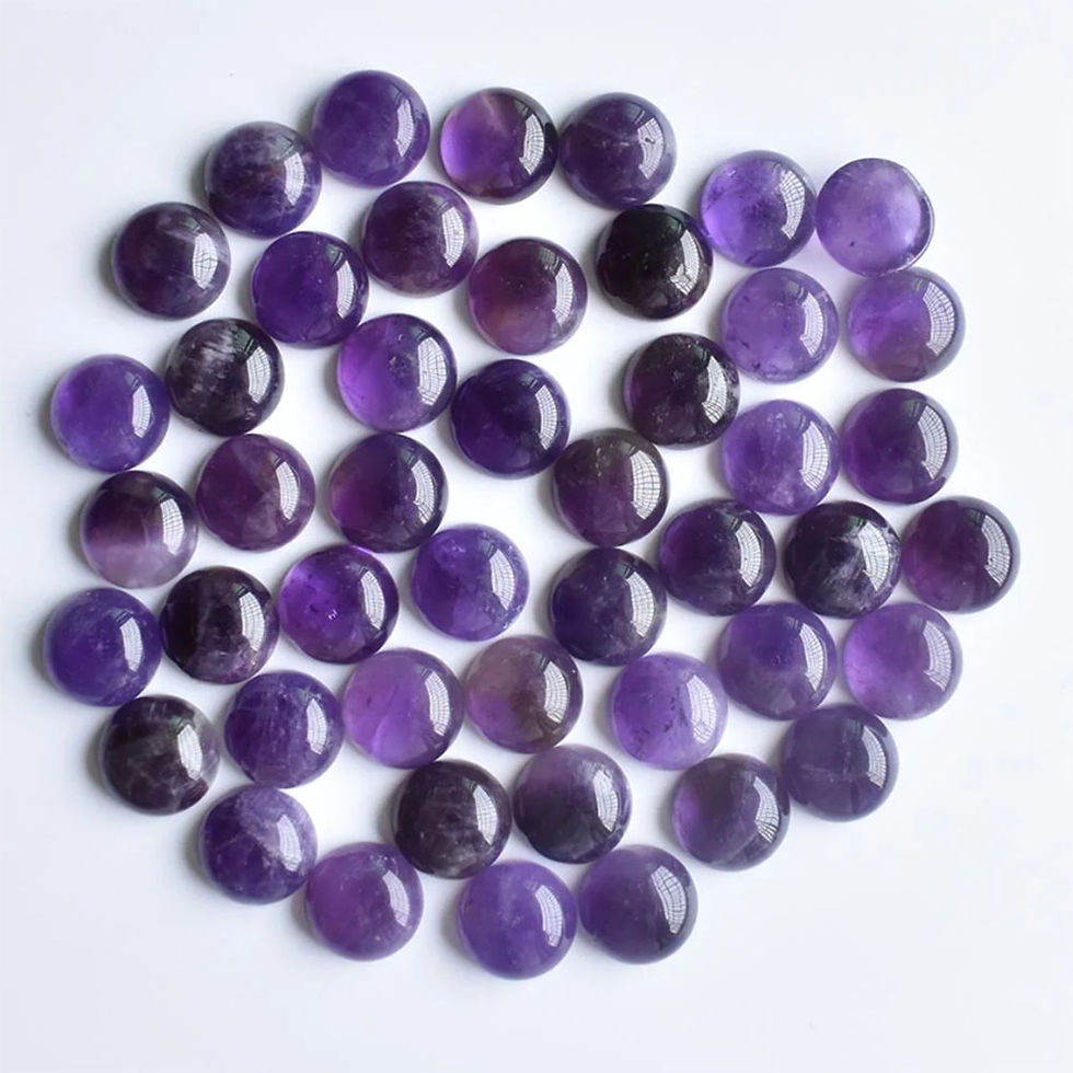 Miniaturbild: mixed round cobochon natural stone beads for jewelry 12mm wholesale 50pcs/lot 