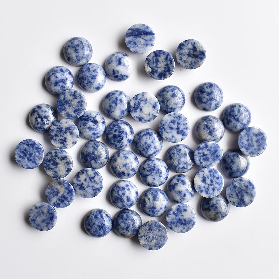 Miniaturbild: Wholesale 50pcs/lot natural mix round cabochon stone beads 16mm for jewelry 