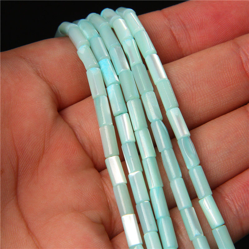 Miniatura: 4X8mm Tube Cylinder Shell Beads Seed Beads Beads For Jewelry Making 