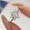 Miniaturbild: Glamorous Luxury 1CT Moissanite Diamond Gemstone Snowflake Rings for Women Gf