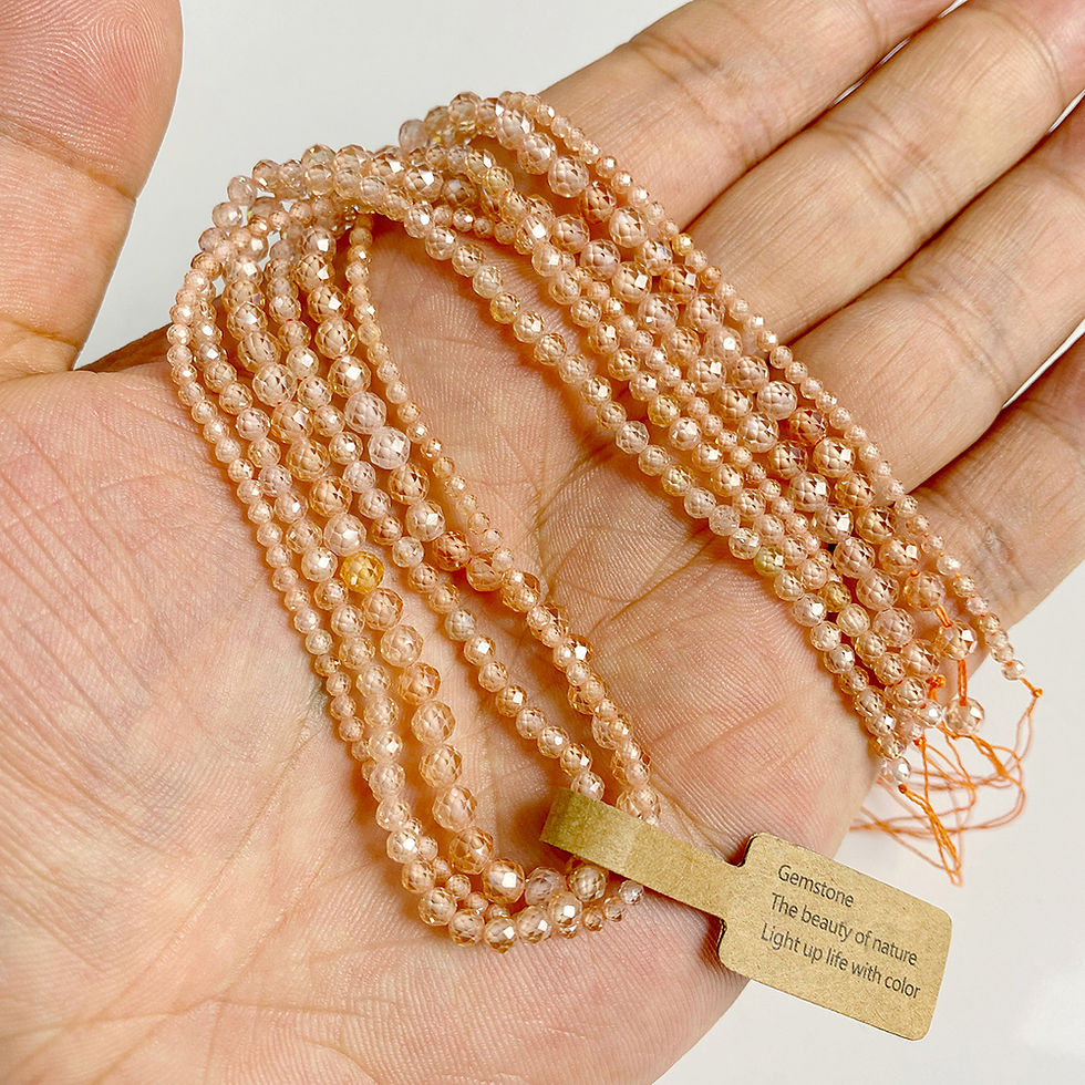 Miniaturbild: Wholesale 2/3/4mm Gemstone Beads – Apatite, Quartz, Shell for DIY Jewelry