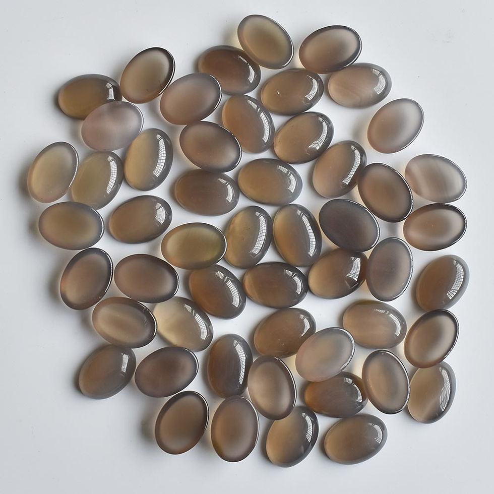 Miniaturbild: Natural stone mixed stone oval CABOCHON for Jewelry13x18mm wholesale 30pcs/lot 