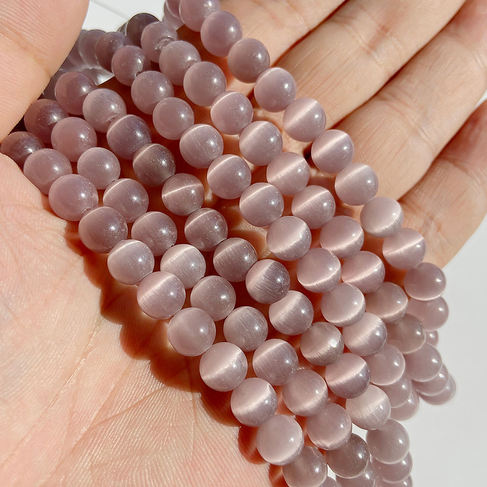 Miniaturbild: Multicolors Cat Eye Glass Beads Opal Loose Bead For Jewelry Making & Bracelet