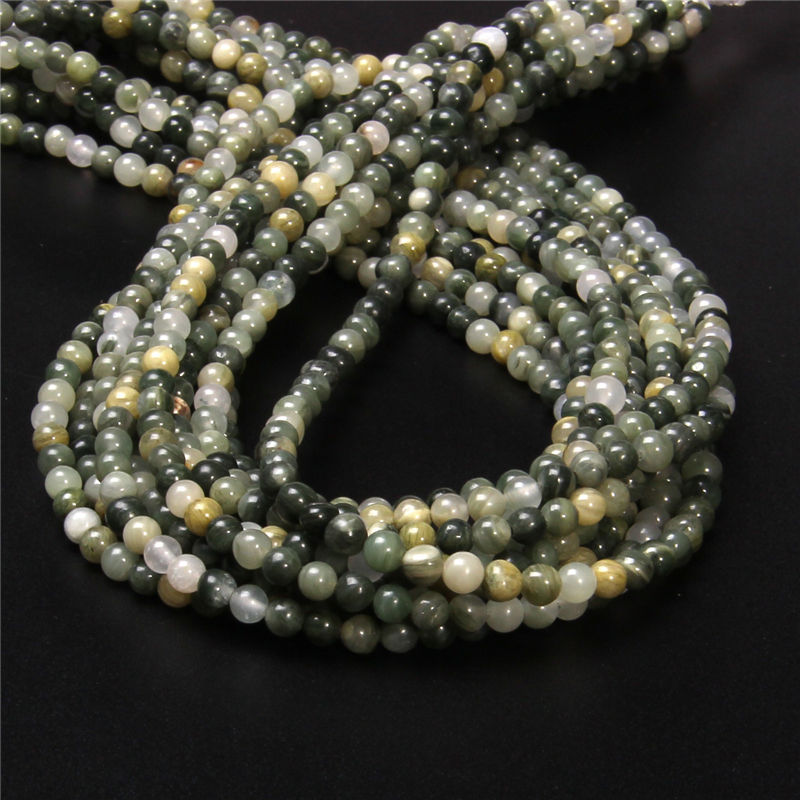 Miniaturbild: 4mm Natural Gemstone Beads Round Loose Beads For Jewelry Making Bracelet 15.5''
