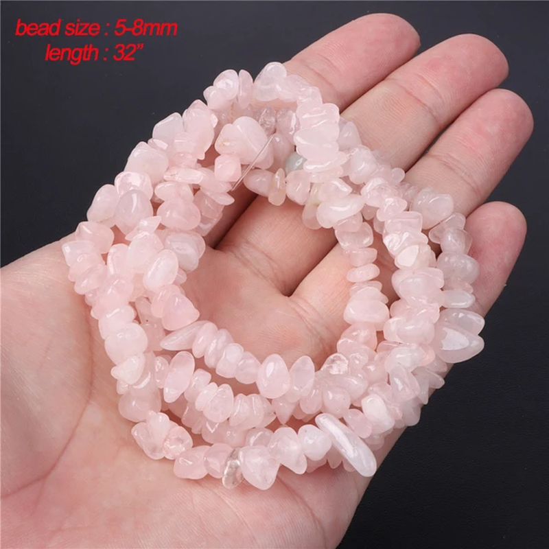 Thumbnail: Natural Rose Quartzs Crystal Stone Beads Cabochon Oval Tube round Loose Bead 