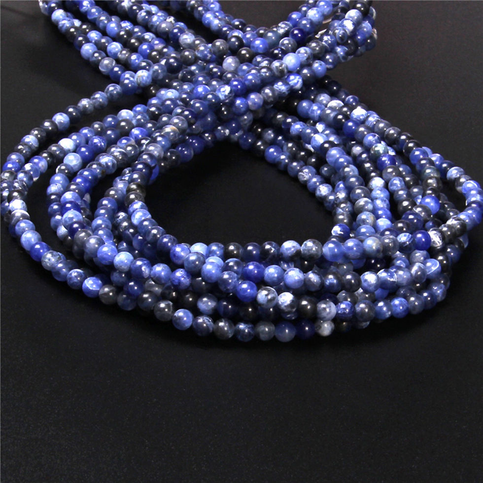 Miniaturbild: 4mm Natural Gemstone Beads Round Loose Beads For Jewelry Making Bracelet 15.5''