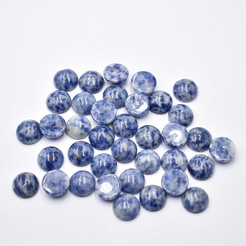 Miniaturbild: mixed round cobochon natural stone beads for jewelry 12mm wholesale 50pcs/lot 