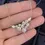 الصورة المصغرة: 4.8cttw GRA Certified Full Moissanite Pendant Necklaces for Women Round/Pear Cut