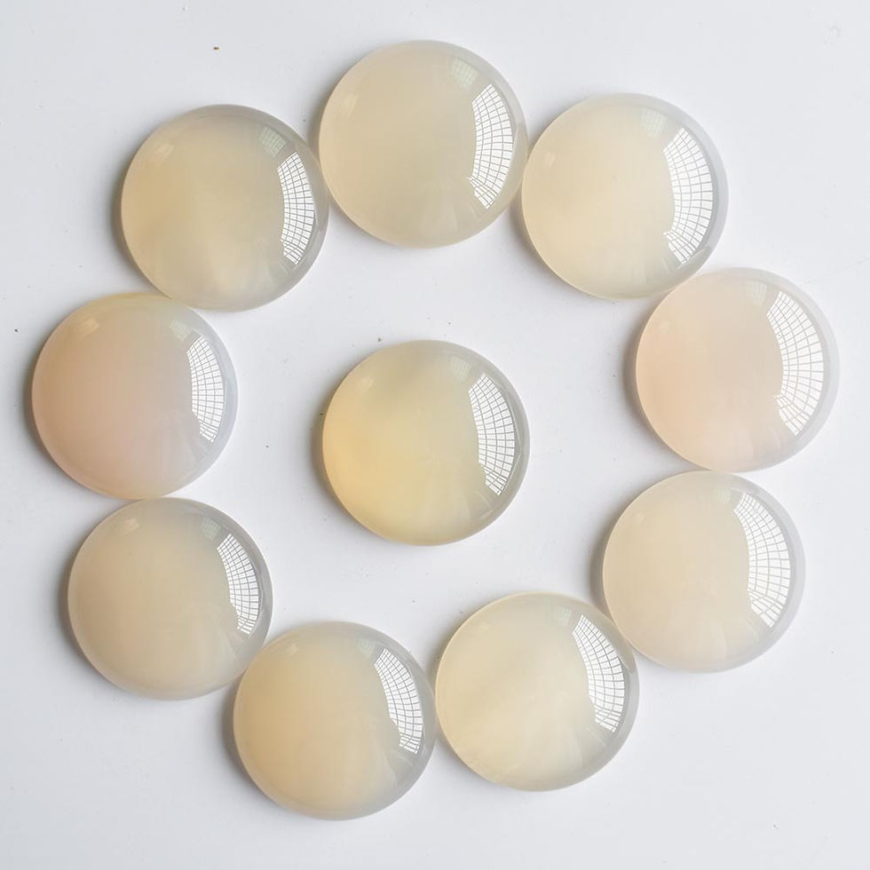 Miniaturbild: Wholesale 10pcs/lot hight quality natural stone mixed round cabochon bead 30mm 