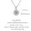 الصورة المصغرة: 3Carat Yellow Pink Color Moissanite Necklace Round Lab Diamond Pendant With GRA