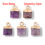 Miniature : Wholesale Amethyst Hexagon Sun Charms – Reiki Pendants for DIY Jewelry