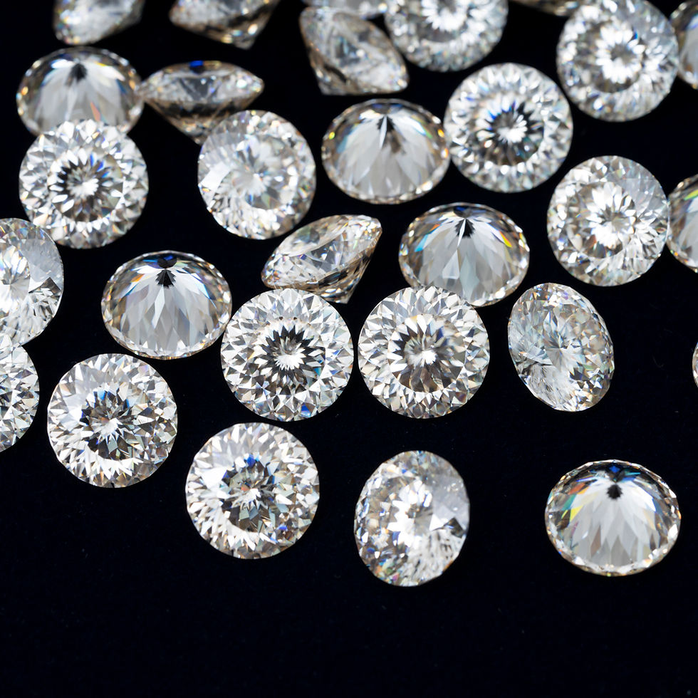 Miniatura: 100 Faces Cut Moissanite Loose Stones 0.5-5.0ct D Color Russian Bird's Nest Cut 