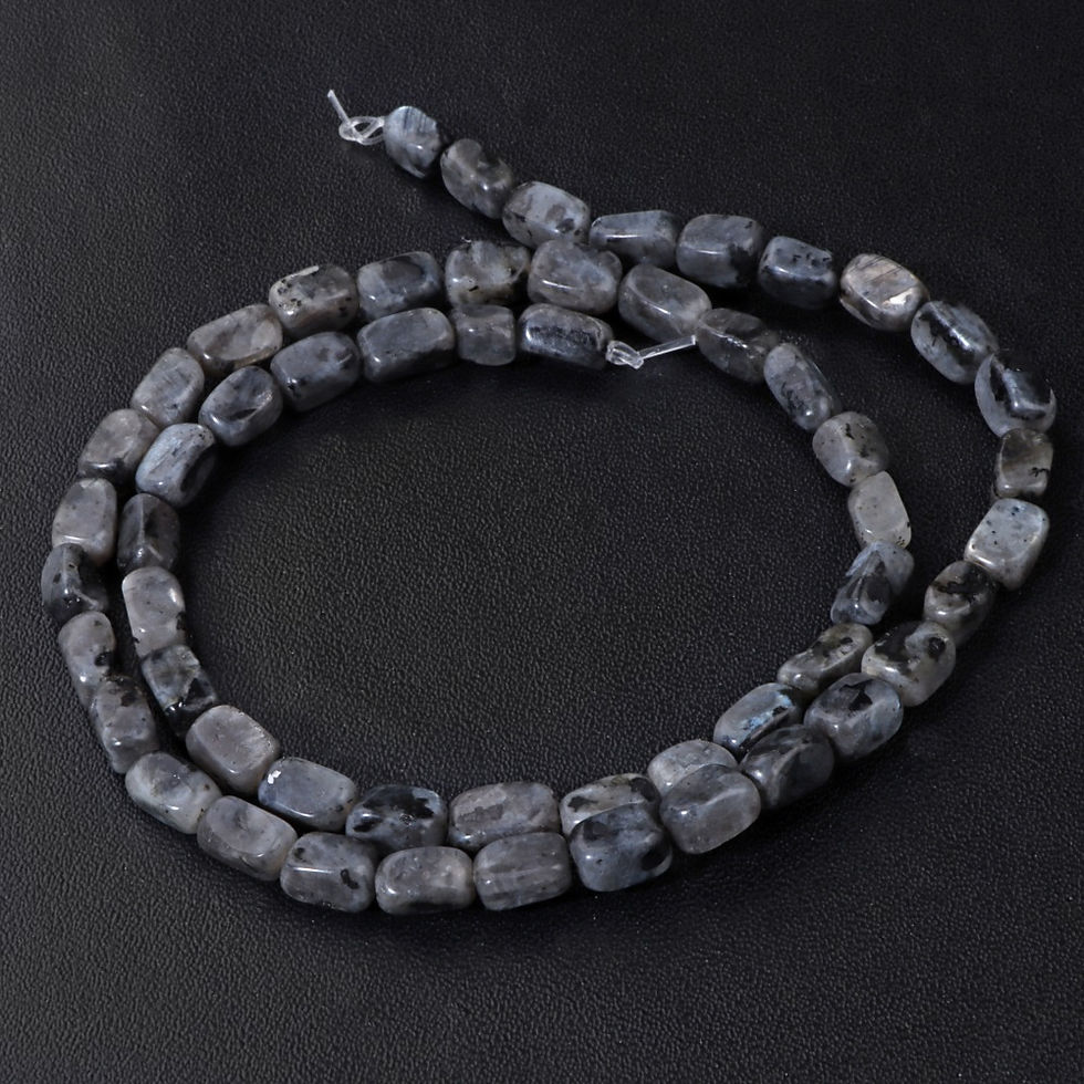 Miniaturbild: 6x4mm Natural Gemstone Beads Tube Rectangle Stone Loose Bead For Jewelry Making