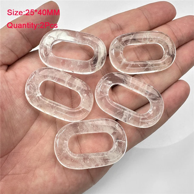 Miniaturbild: Natural Stone Clear Quartz Crystals Beads Faceted Smooth Irregular Loose Bead 