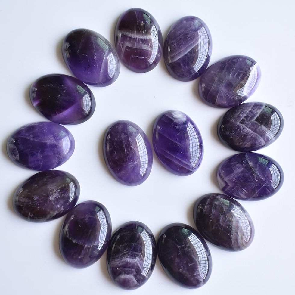 Miniaturbild: Wholesale 30pcs 18x25mm natural gemstones mixed oval CABOCHON bead for jewelry 