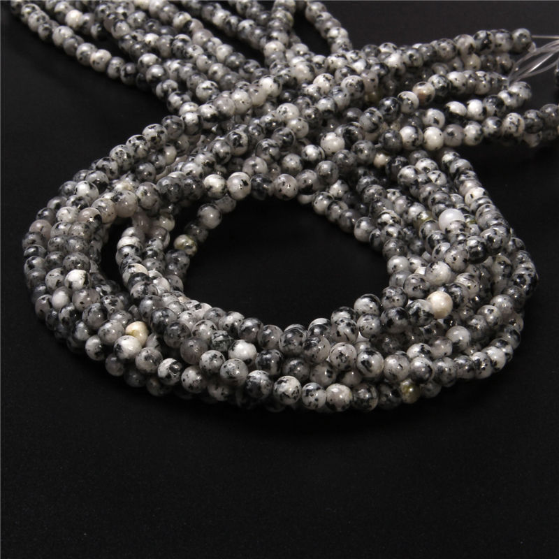 Miniaturbild: 4mm Natural Gemstone Beads Round Loose Beads For Jewelry Making Bracelet 15.5''