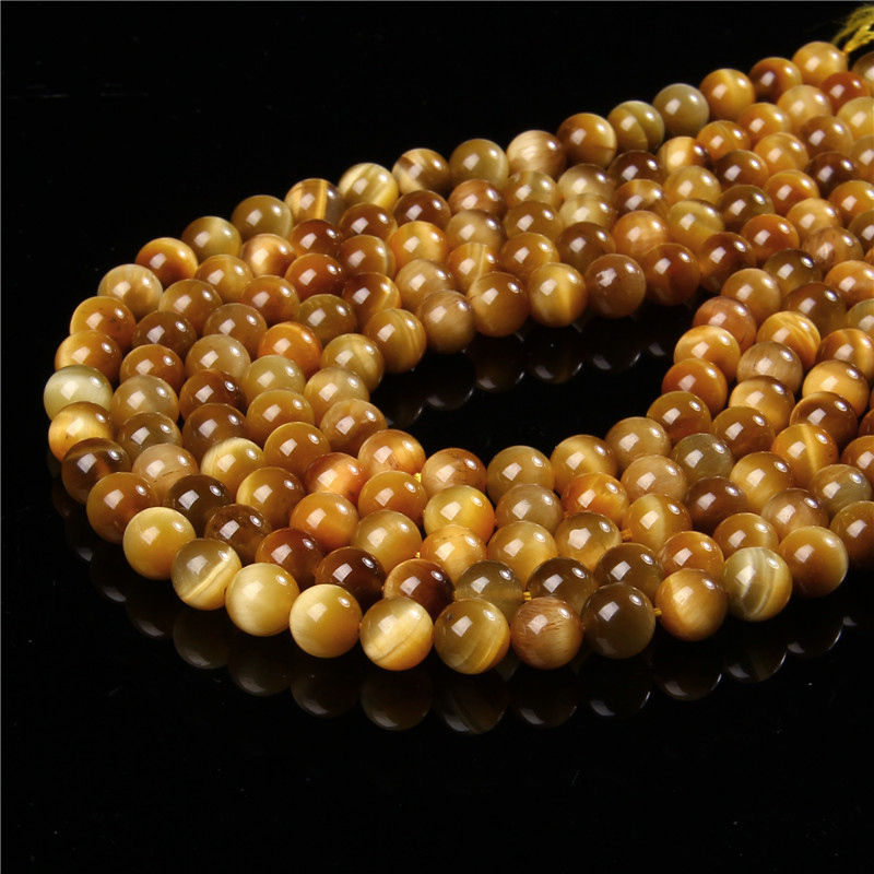 Miniaturbild: Natural Multicolor Tiger Eye Round Beads 19cm Strand 6 8 10MM For Jewelry Making