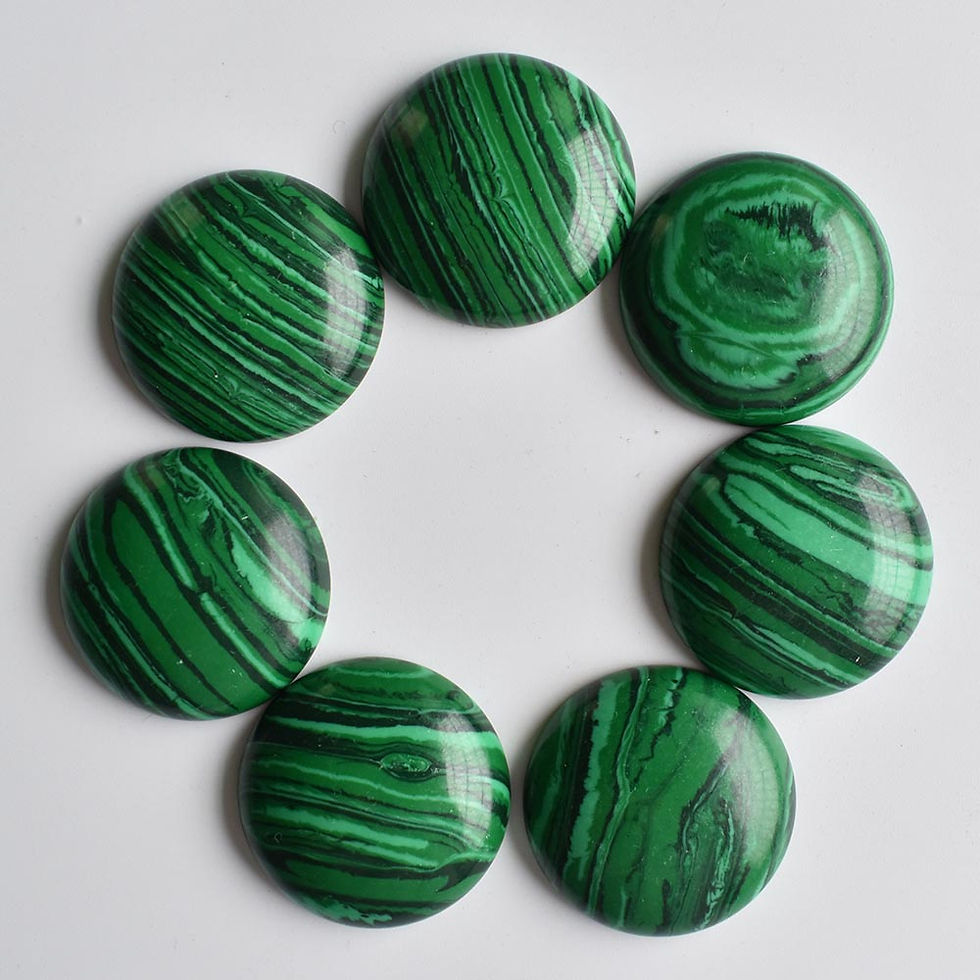 Miniaturbild: Wholesale 10pcs/lot hight quality natural stone mixed round cabochon bead 30mm 