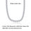 Miniatura: Luxury Bubble 2/3mm D Color Full Moissanite Tennis Necklace for Women S925 Silve