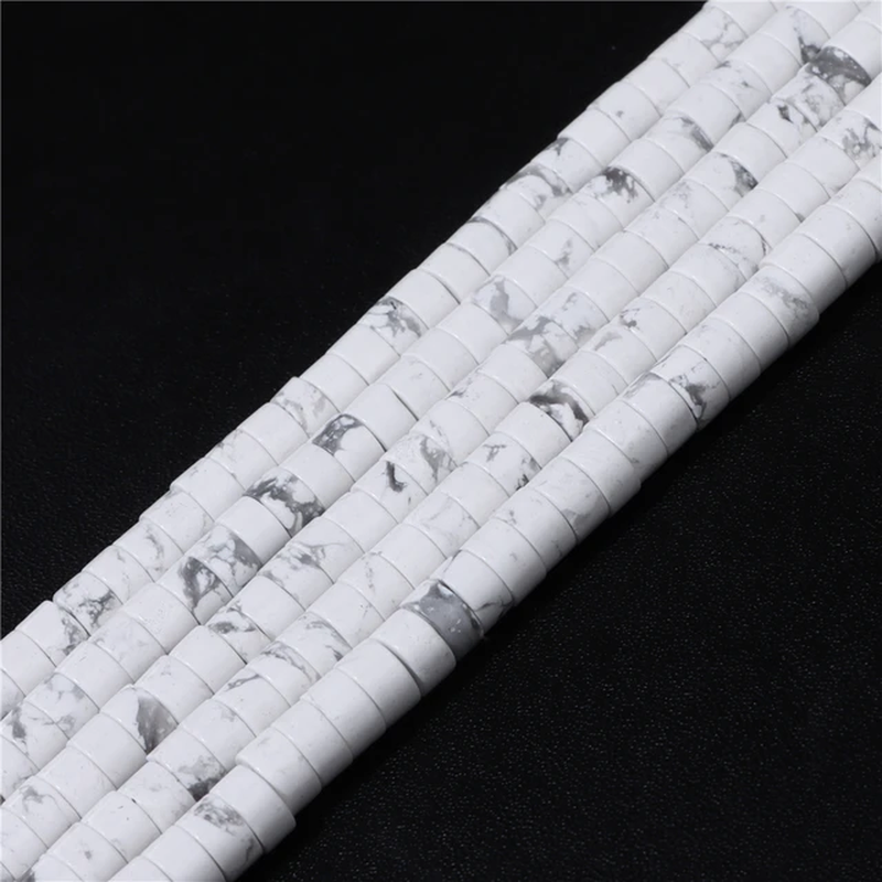 Miniaturbild: 6X3Mm Natural Flat Round Gemstone Beads Turquoises Agate Jaspers Loose Bead 