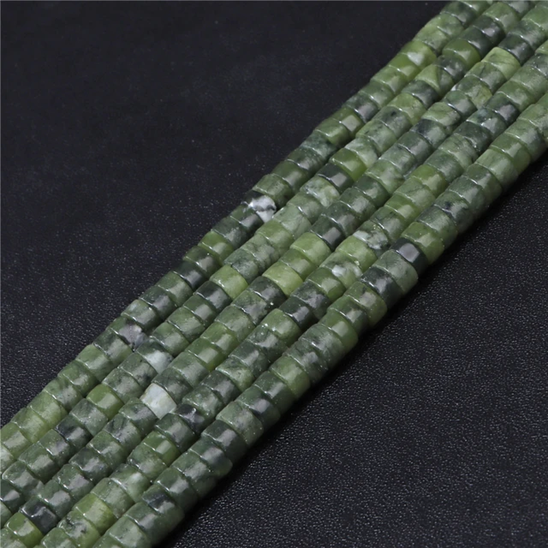 Miniaturbild: 6X3Mm Natural Flat Round Gemstone Beads Turquoises Agate Jaspers Loose Bead 