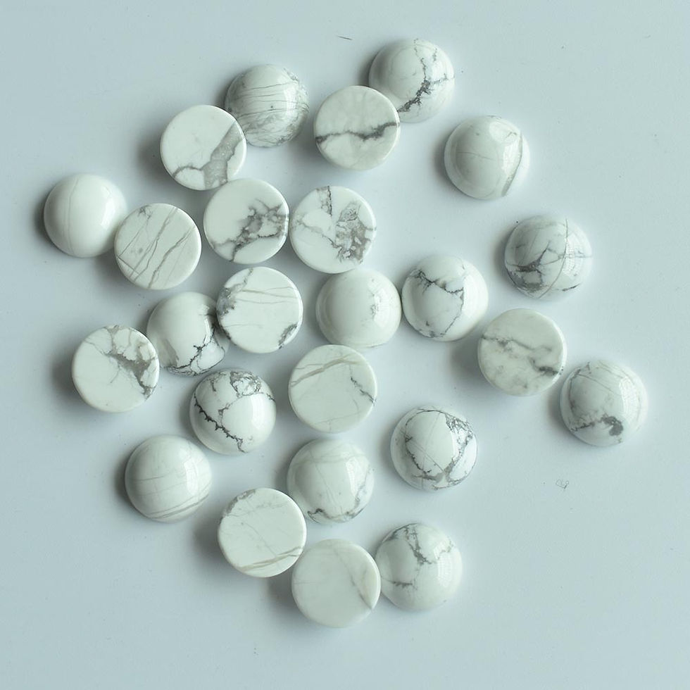 Miniaturbild: mixed round cobochon natural stone beads for jewelry 12mm wholesale 50pcs/lot 
