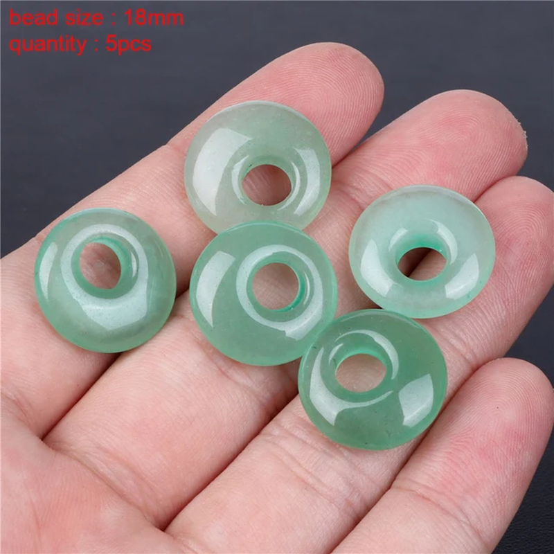Miniaturbild: Green Aventurine Bead Natural Jades Faceted Round Loose Beaded for Jewelry 