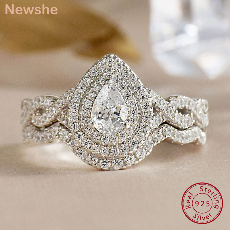 Miniaturbild: Infinity Engagement Ring Wedding Band for Women 925 Sterling Silver Bridal Rings