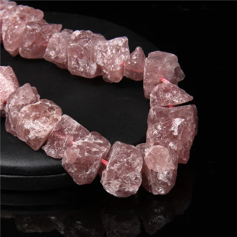 الصورة المصغرة: Natural Irregular Raw Stone Rough Amethyt Citrine Apatite Bead 10-13Mm Mineral  