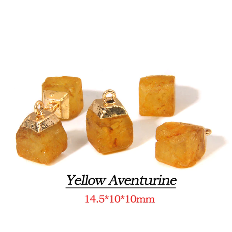 Miniature : 1-5PCS High Quality Raw Stone Pendant Rough Original Crystal Energy Pendant 