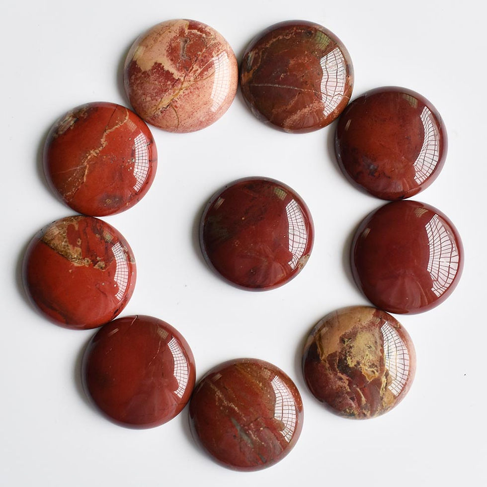 Miniaturbild: Wholesale 10pcs/lot hight quality natural stone mixed round cabochon bead 30mm 