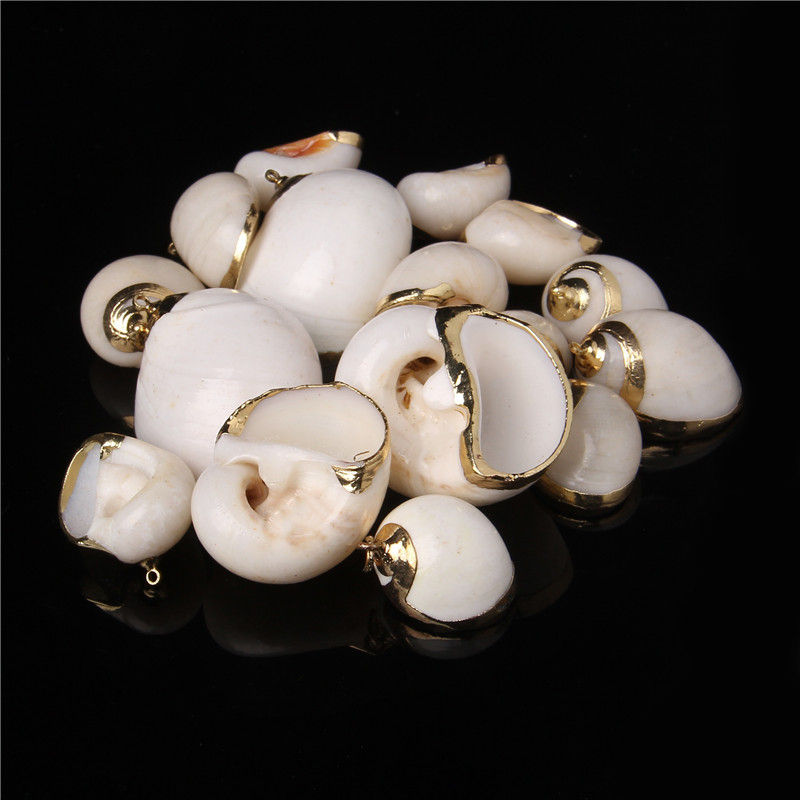Miniatura: 38 Styles Natural Shell Charms Tiny Cowrie Sea Shells Pendant For Jewelry 5pcs