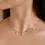 الصورة المصغرة: GRA Certified 0.5carat Pear Moissanite Diamond Necklaces for Women 925 Silver