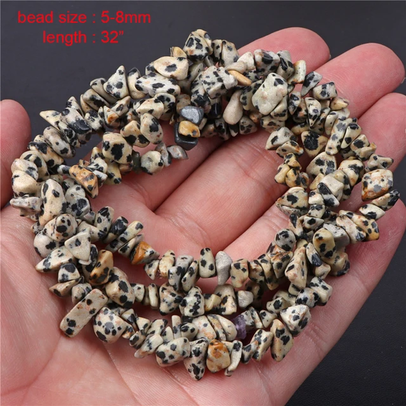 Miniaturbild: Natural Dalmation Jaspers Stone Bead Round Tube Square Shape Loose Beaded Fit 