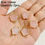 Miniature : Rose Quartz Pendant Charms – Heart, Oval, Star Pink Crystal for DIY Jewelry