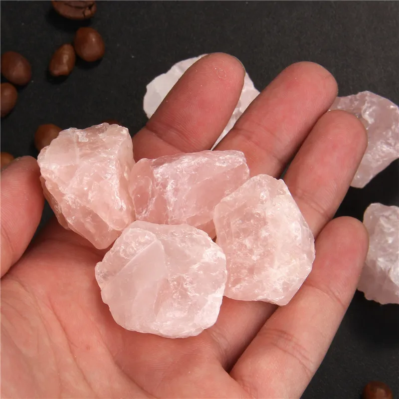 Miniatura: 1PC Natural Crystal Stone Rose Quartz Rock Magic Rough Stone Ore Reiki Healing 