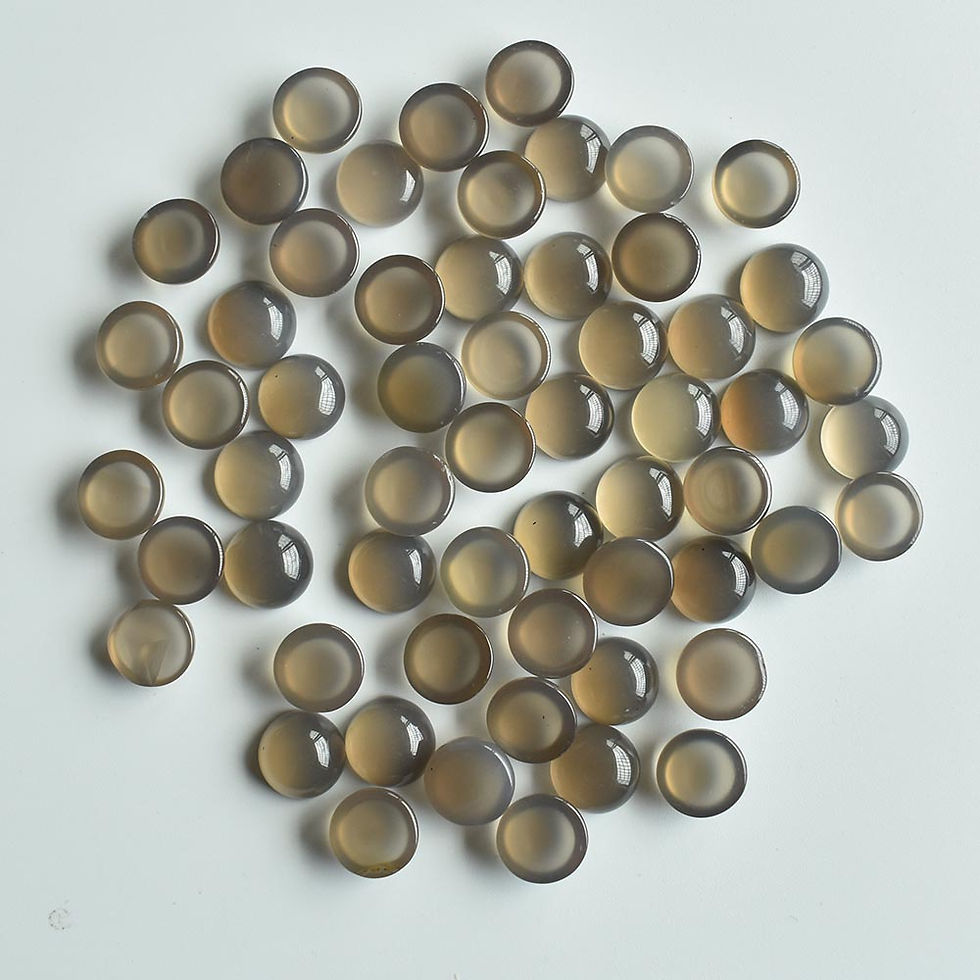 Miniaturbild: Natural stone mixed round cabochon beads for DIY 10mm wholesale 50pcs/lot 