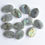 Thumbnail: Wholesale 12pcs Natural Shimmer Stone Oval CABOCHON for jewelry making 25x18mm 