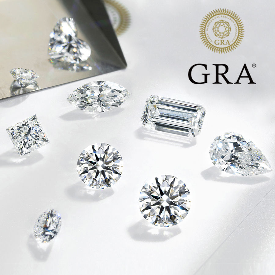 Miniaturbild: Promotion Sale Real D Color Moissanite Stones with Certificate 0.5-1.0ct