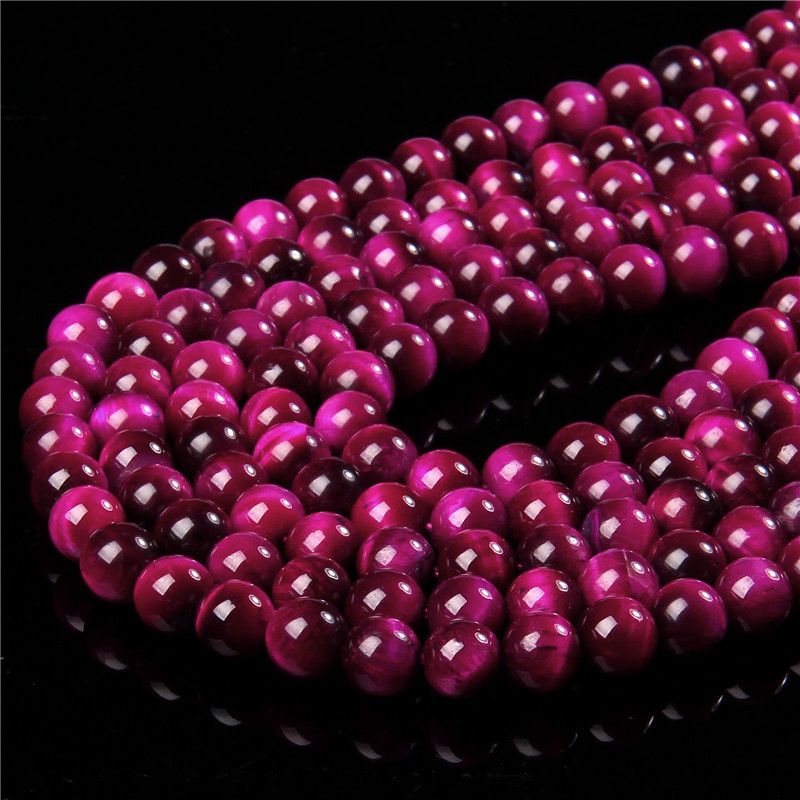 Miniaturbild: Natural Multicolor Tiger Eye Round Beads 19cm Strand 6 8 10MM For Jewelry Making