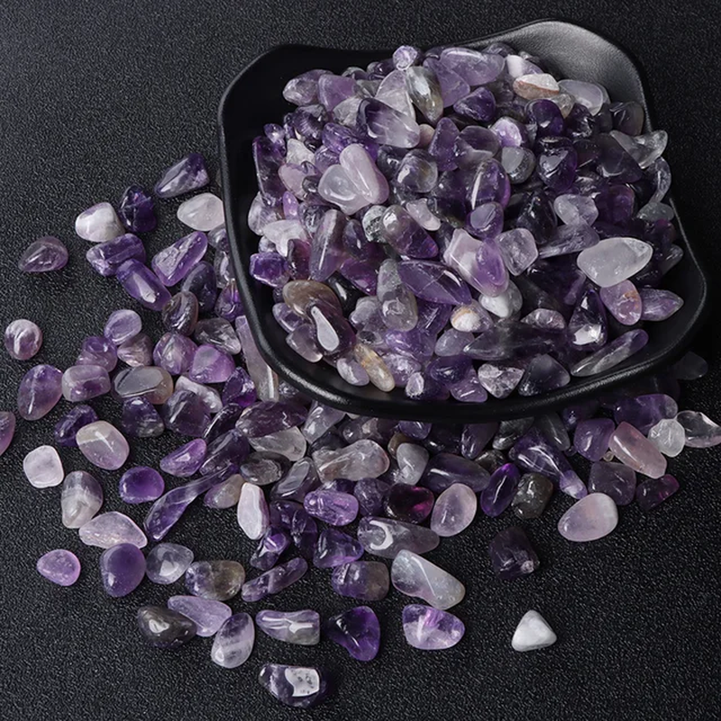 Miniaturbild: 20/50/100G Natural Ore Minerals Stone Gravel 5-8MM Gemstone Chips Home Decor 